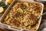 Herb Chicken Rice Pilaf Tray recipe from Sage & Millet Kitchen