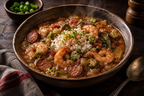 Gumbo recipe from The Snap Skillet