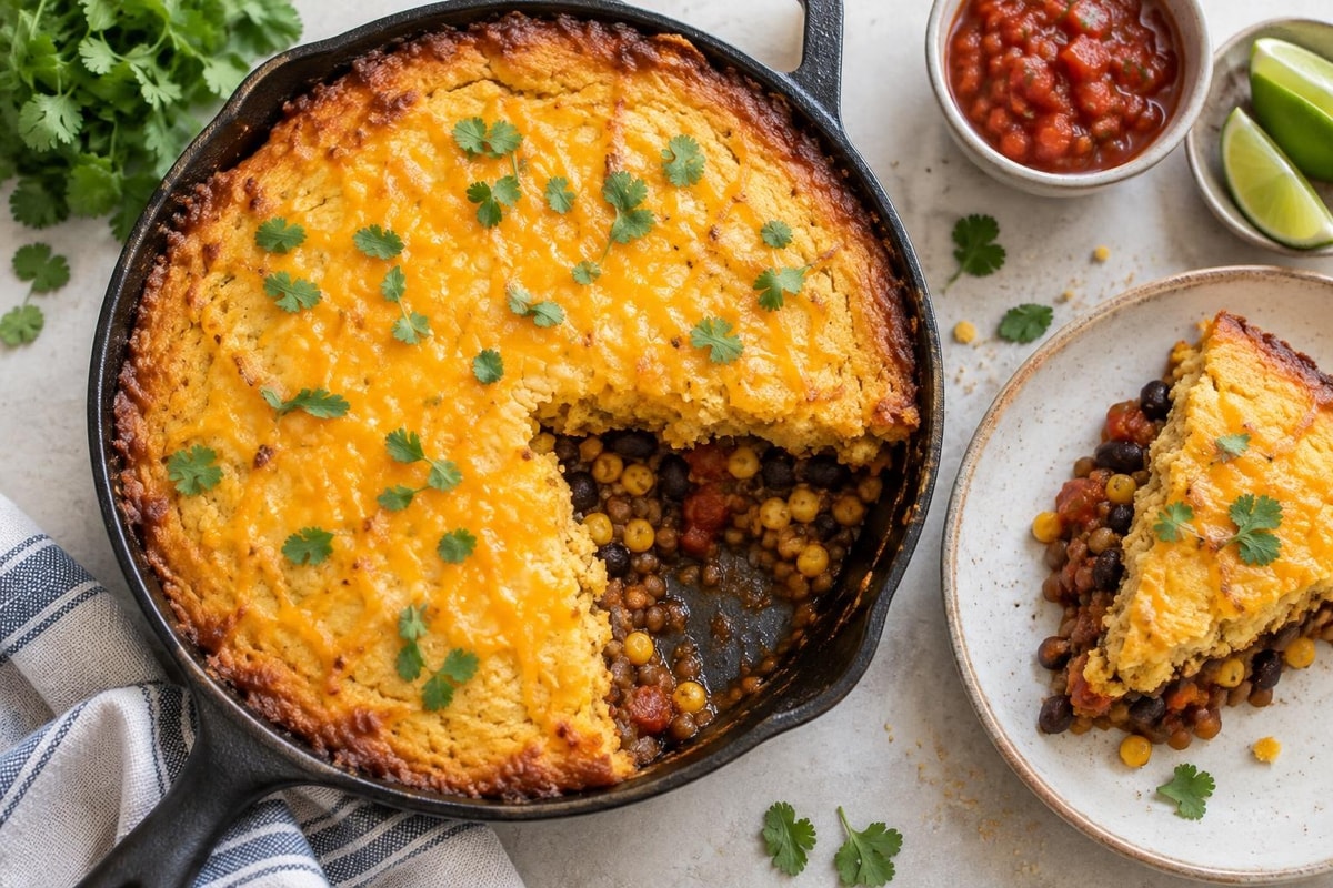 Pantry Bean Corn Tamale Pie Pantry Bean Corn Tamale Pie recipe from Pantry Ledger Kitchen