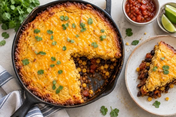 Pantry Bean Corn Tamale Pie Pantry Bean Corn Tamale Pie recipe from Pantry Ledger Kitchen