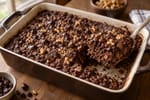 Brownie Baked Oatmeal recipe from Sunrise & Crumb