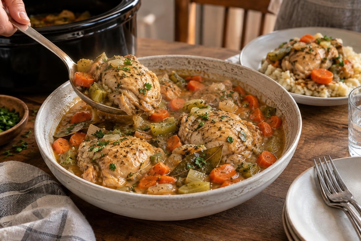 Slow Cooker Chicken and Gravy Slow Cooker Chicken and Gravy recipe from Ember Pot