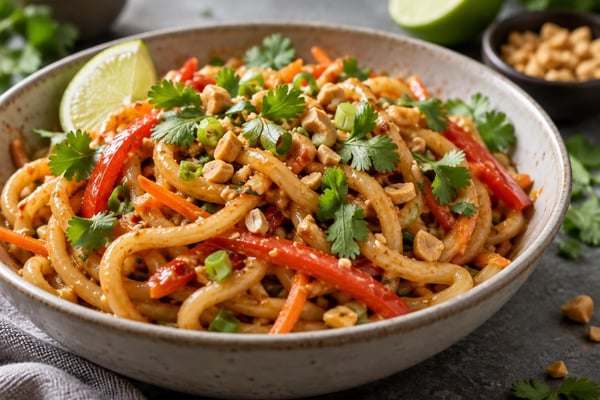 Express Spicy Peanut Udon Shortcut Express Spicy Peanut Udon Shortcut recipe from Quarter Hour Table
