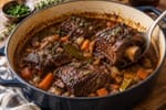 Tender Braised Beef Short Ribs recipe from Simone's Protein Plate