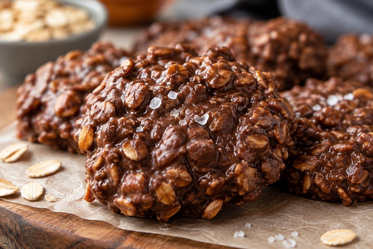 My Favorite Chocolate No-Bake Cookies My Favorite Chocolate No-Bake Cookies recipe from The Frosted Fork