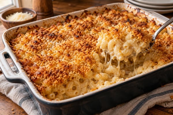 Hearty Macaroni and Cheese Bake Hearty Macaroni and Cheese Bake recipe from Heritage Fork Suppers