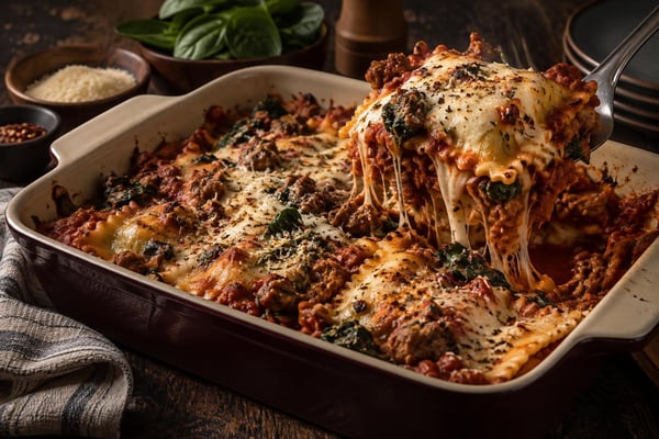 Baked Ravioli Baked Ravioli recipe from Sunrise & Crumb