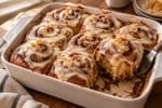 Soft Gingerbread Cinnamon Rolls recipe from Sunrise & Crumb