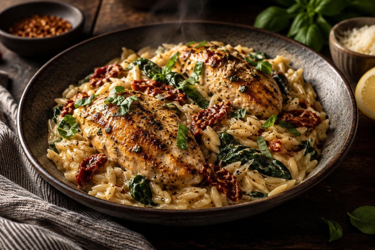 Marry Me Chicken Orzo Marry Me Chicken Orzo recipe from The Snap Skillet
