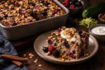Nutrient-Dense Berry Oatmeal Breakfast Bake recipe from Bright Balance Kitchen