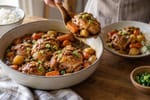 Slow Cooker Honey Garlic Chicken recipe from Ember Pot