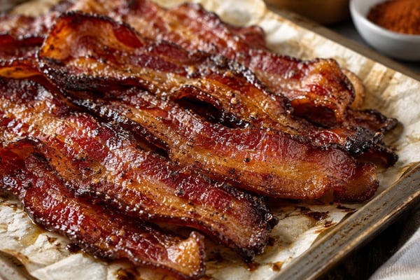 How to Cook Bacon in the Oven recipe from The Snap Skillet