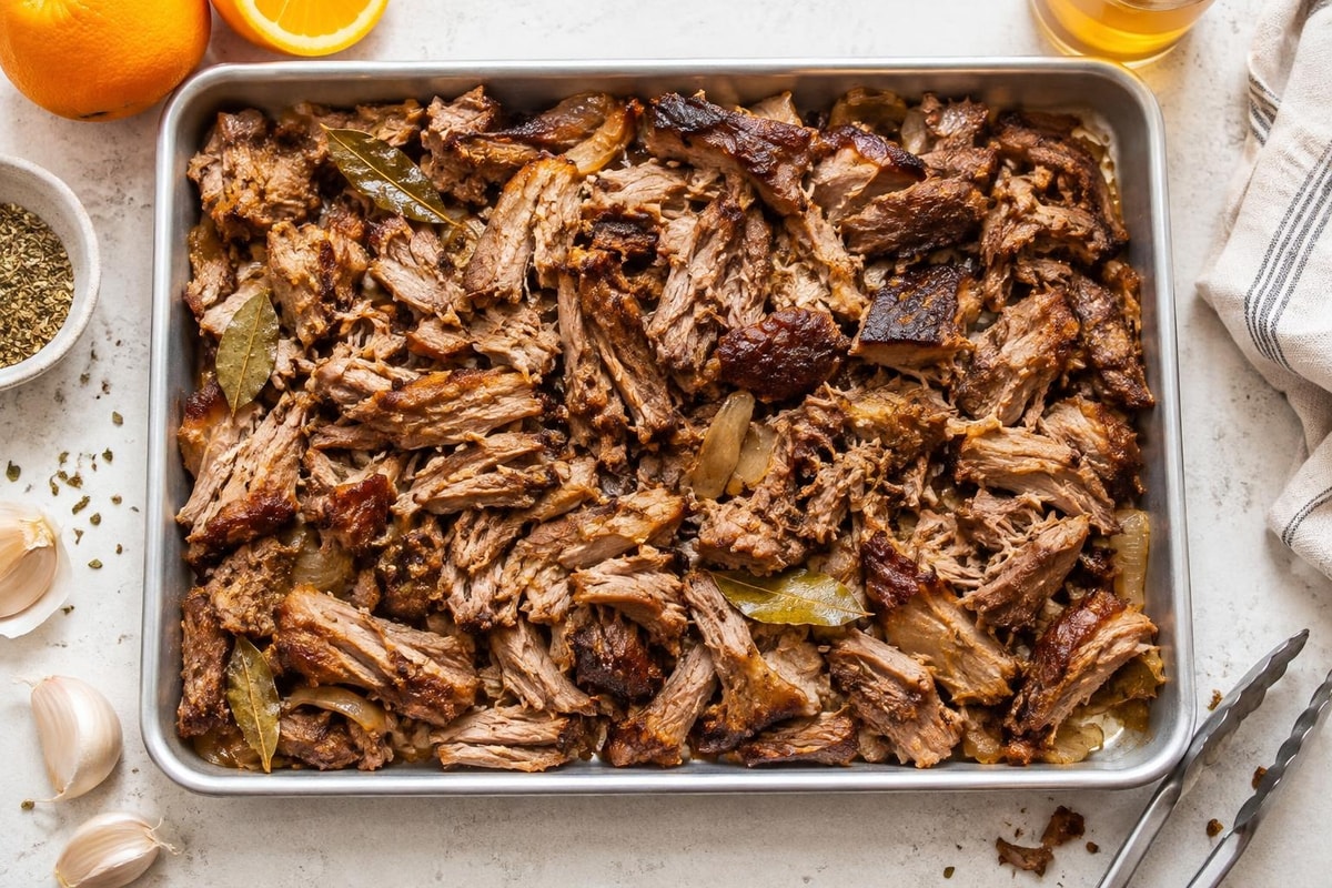 Tray Pork Carnitas Portion Packs recipe from Sunday Box Kitchen