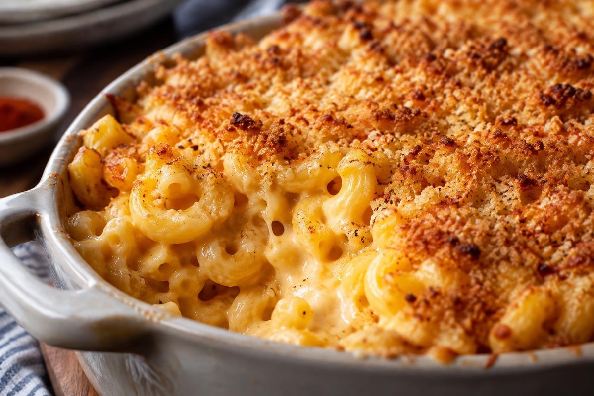 New Orleans Mac and Cheese recipe from Pebble Plate Kids