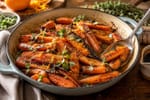 Seared Vanilla Brown Butter Carrots Duck Style recipe from Copper Ladle Studio