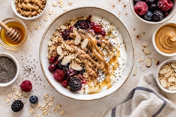 Greek Yogurt Parfait recipe from Thrifty Thyme