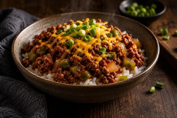 Sloppy Joe Rice Bowls Sloppy Joe Rice Bowls recipe from Little Bites Kitchen