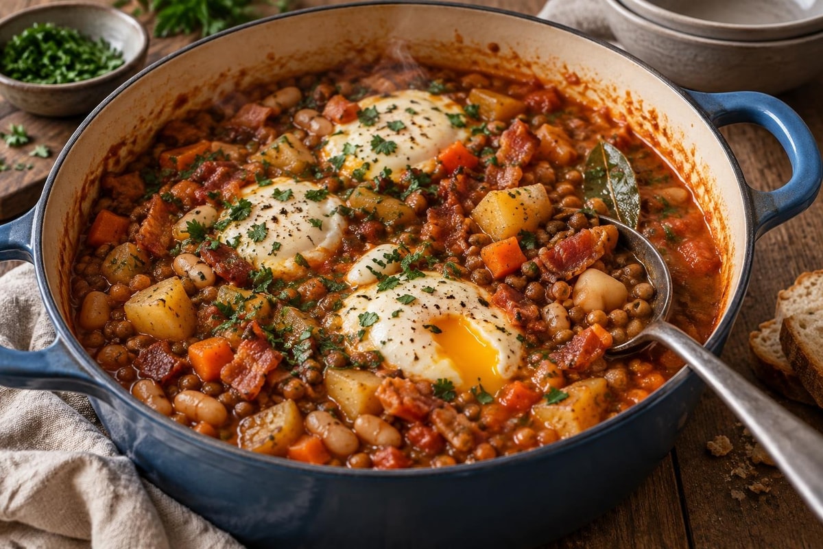 Penny-Wise Lentil Vegetable Stew Pot recipe from Pantry Ledger Kitchen