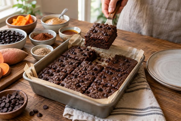 Protein Brownies recipe from Derek's Table