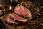 Perfect Prime Rib recipe from The Frosted Fork