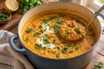 Nutrient-Dense Carrot Ginger Carrot Lentil Soup recipe from Bright Balance Kitchen