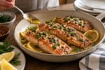 Garlic Butter Keto Salmon recipe from Keto Table
