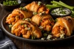 Buffalo Chicken Crescent Bites recipe from The Verdant Spoon