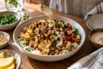Roasted Cauliflower Shawarma Bowls recipe from Pure Fork Plant Lab