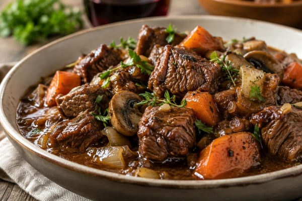 Slow Cooker Beef Tips Slow Cooker Beef Tips recipe from Simone's Protein Plate