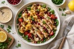 Glow Tahini Roasted Cauliflower Bowls recipe from Bright Balance Kitchen