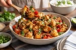Baked Firecracker Chicken recipe from The Verdant Spoon