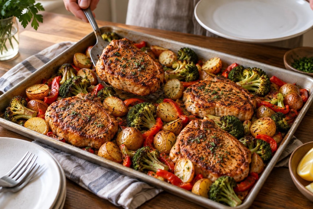 Lean Smoked Paprika Pork Chops Tray Lean Smoked Paprika Pork Chops Tray recipe from Macro Plate Co.