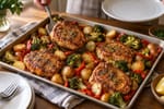 Lean Smoked Paprika Pork Chops Tray recipe from Macro Plate Co.