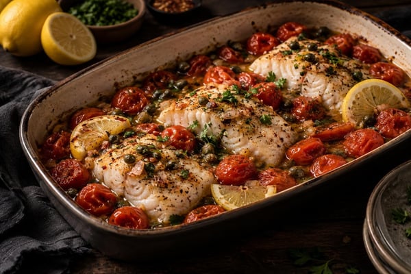 White Fish Tomato Caper Tray White Fish Tomato Caper Tray recipe from Featherlite Fork