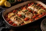 White Fish Tomato Caper Tray recipe from Featherlite Fork