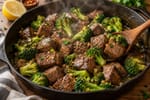 Garlic Butter Steak Bites recipe from Simone's Protein Plate