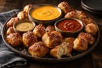 Crowd-Pleasing Soft Pretzel Dipper Snack Tray recipe from Little Fork Academy