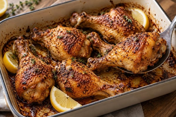 Hearty Crispy Roast Chicken Drumsticks Hearty Crispy Roast Chicken Drumsticks recipe from Heritage Fork Suppers