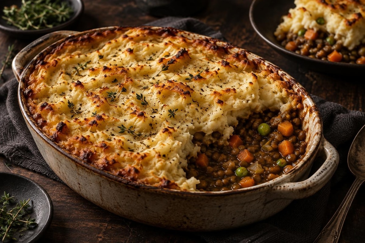 Lentil Shepherd's Pie Lentil Shepherd's Pie recipe from Plant Powered Kitchen