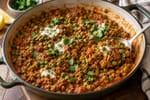 Turkey Keema Pea Curry Tray recipe from Crescent & Sumac Kitchen