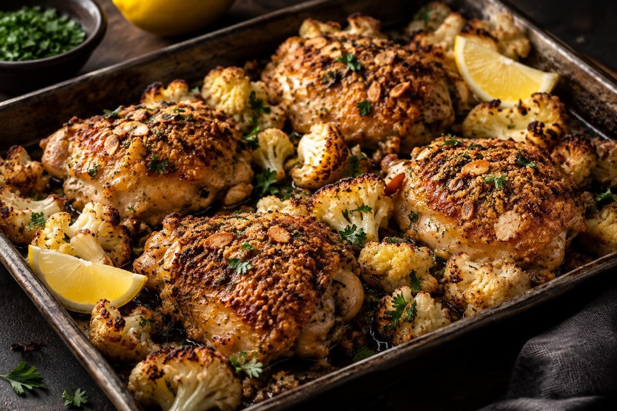 Crispy Parmesan Chicken Tray Crispy Parmesan Chicken Tray recipe from Ketolite Table