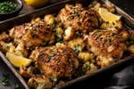 Crispy Parmesan Chicken Tray recipe from Ketolite Table