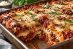 Sheet Pan Lasagna recipe from The Snap Skillet