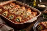 Manicotti recipe from Thrifty Thyme