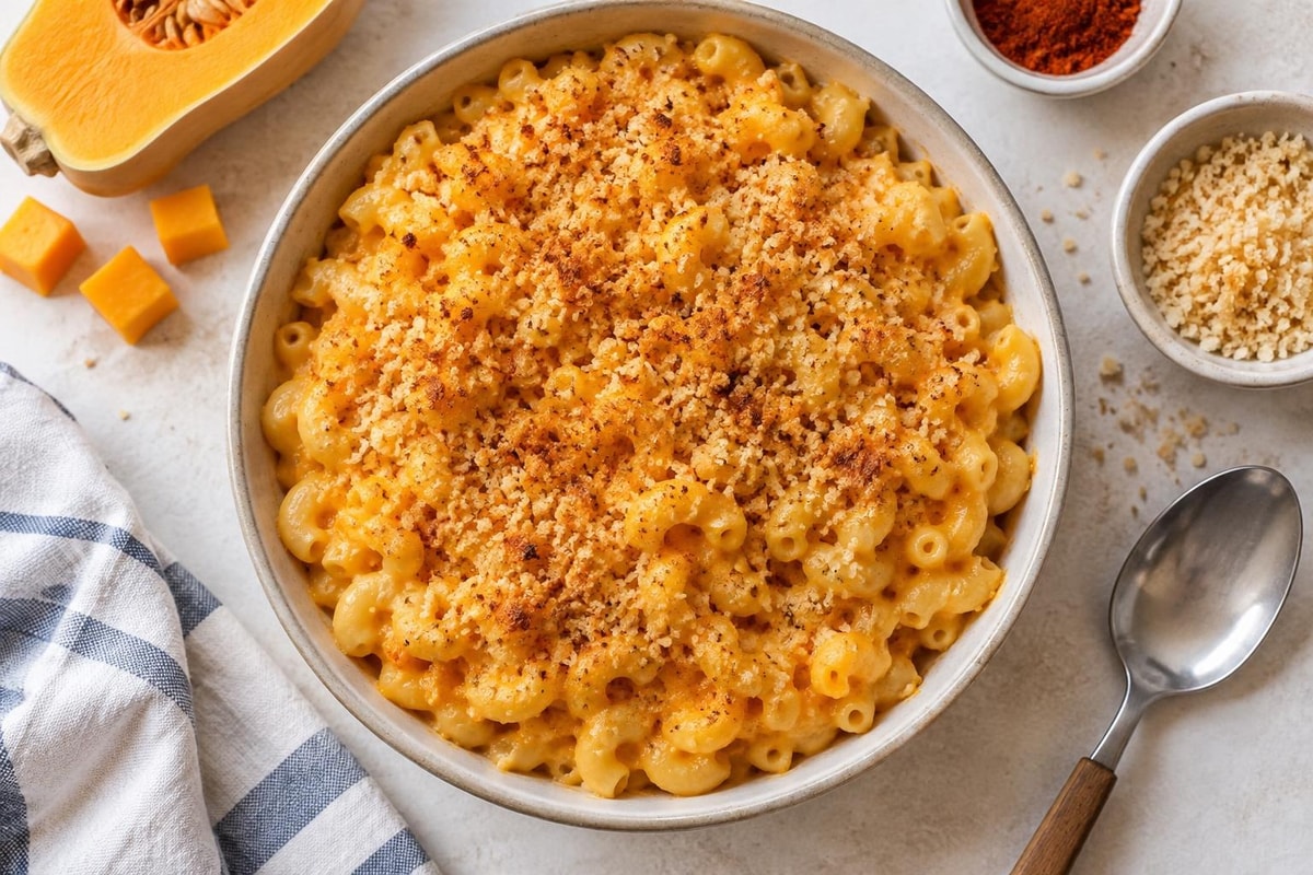 Mild Mac and Cheese with Hidden Squash recipe from Little Fork Academy