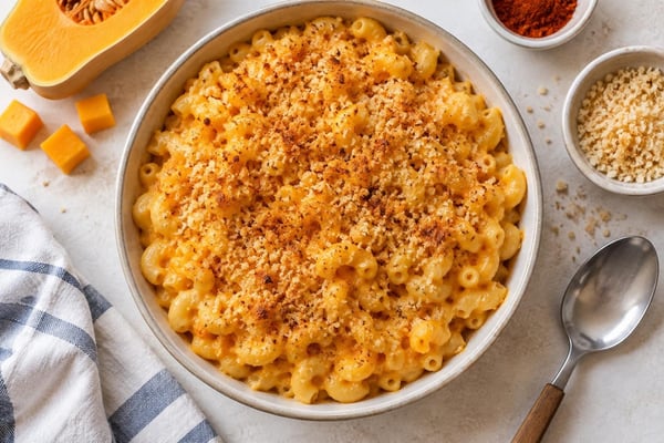 Mild Mac and Cheese with Hidden Squash recipe from Little Fork Academy