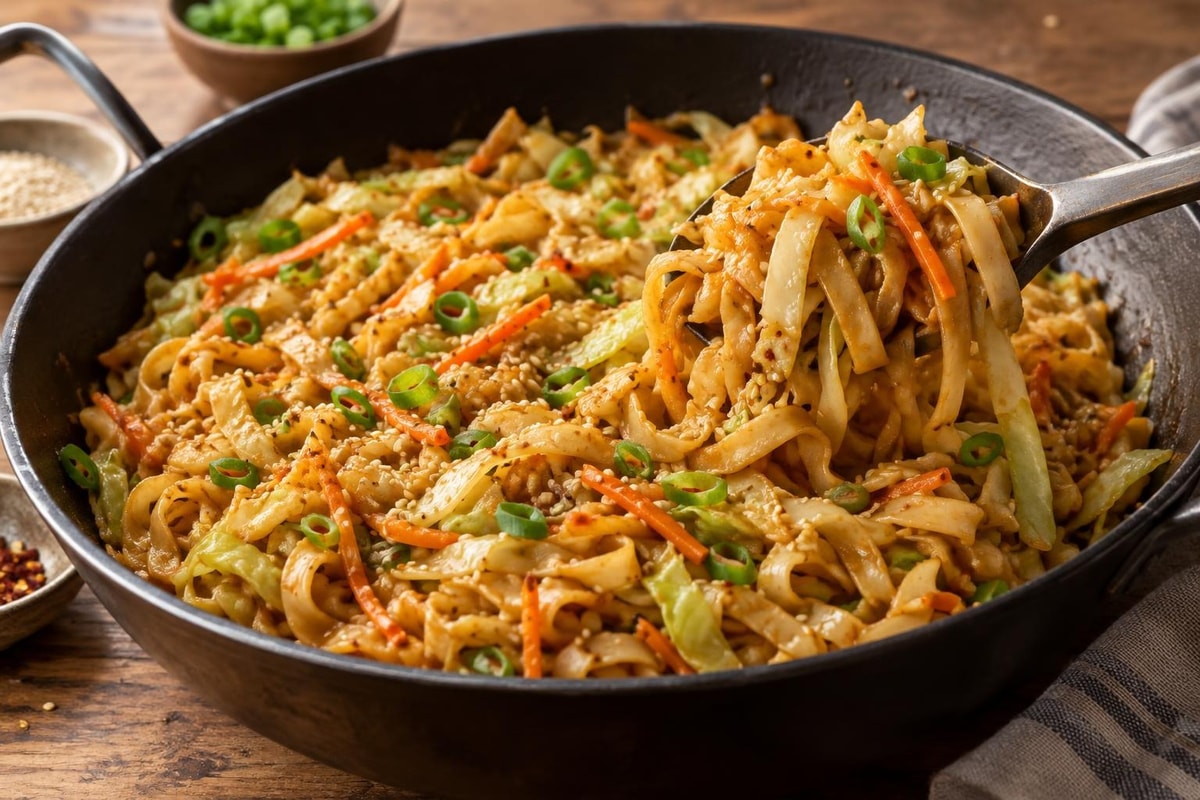 Stir Fry Noodles recipe from Thrifty Thyme