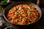Cajun Chicken Orzo recipe from The Snap Skillet