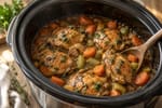 Slow Cooker Honey Garlic Chicken with Fresh Herbs recipe from Ember Pot