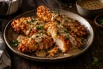 Southern-Style Buttermilk Fried Chicken Tender Bake recipe from Velvet Spoon Kitchen